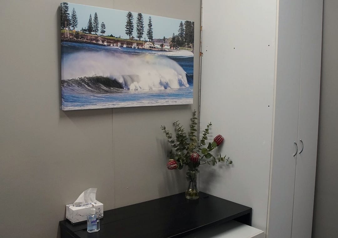 A quiet consulting room set up for a one-on-one appointment