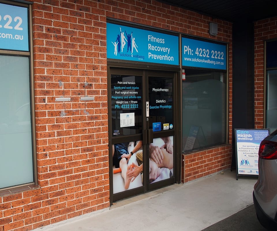 The Solutions4Wellbeing entrance on Terralong Street, Kiama